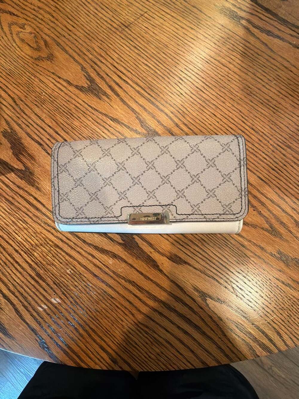 Nine West Lawson Logo Flapover Wallet